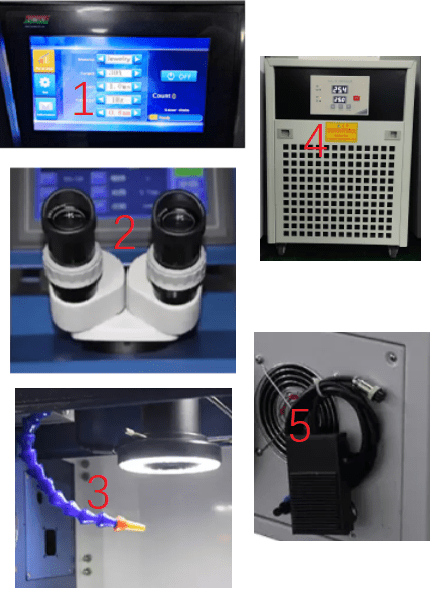 Jewelry Laser Welding Machine Parts