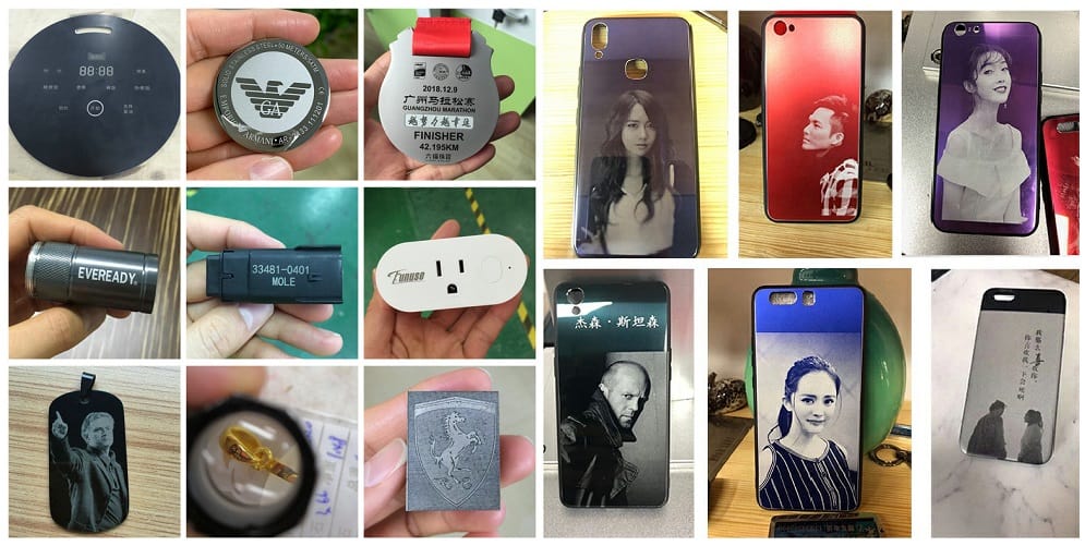 laser marking machine sample