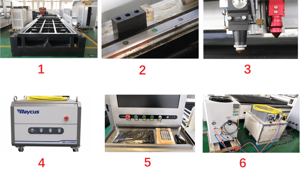 3015 Laser Tube Cutting Machine Parts