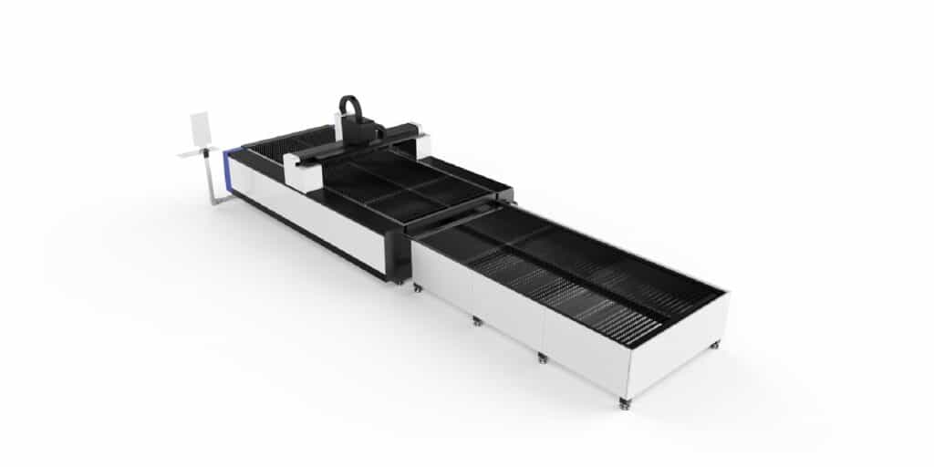 laser cutting machine with exchange pallet