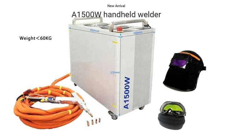 60kg mini handheld fiber laser welding machine
